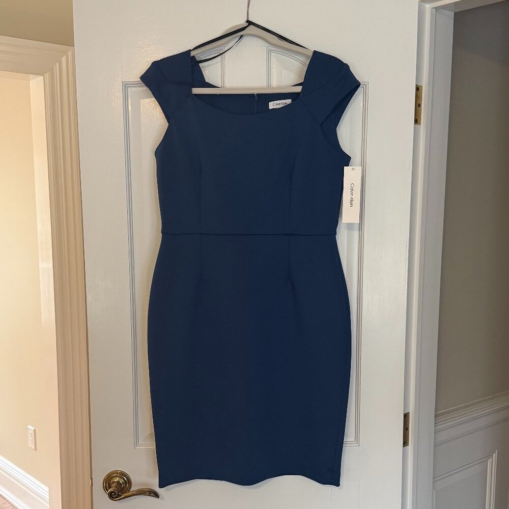 Blue Calvin Klein Dress Size 12.